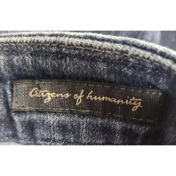 Citizens of Humanity Jeans Wimbledon #175 Women's 27 Medium Wash Faye Wide Leg - Picture 8 of 9